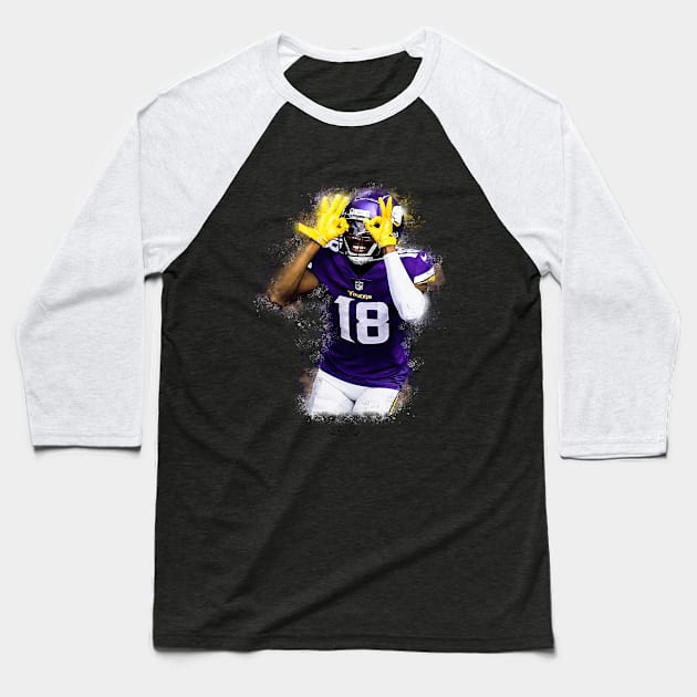 Justin Jefferson Baseball T-Shirt by mobilunik